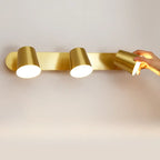 Applique murale moderne pour salle de bain avec abat-jour en métal