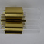 Applique murale minimaliste à LED tubulaire à 1 lumière pour salle de bain