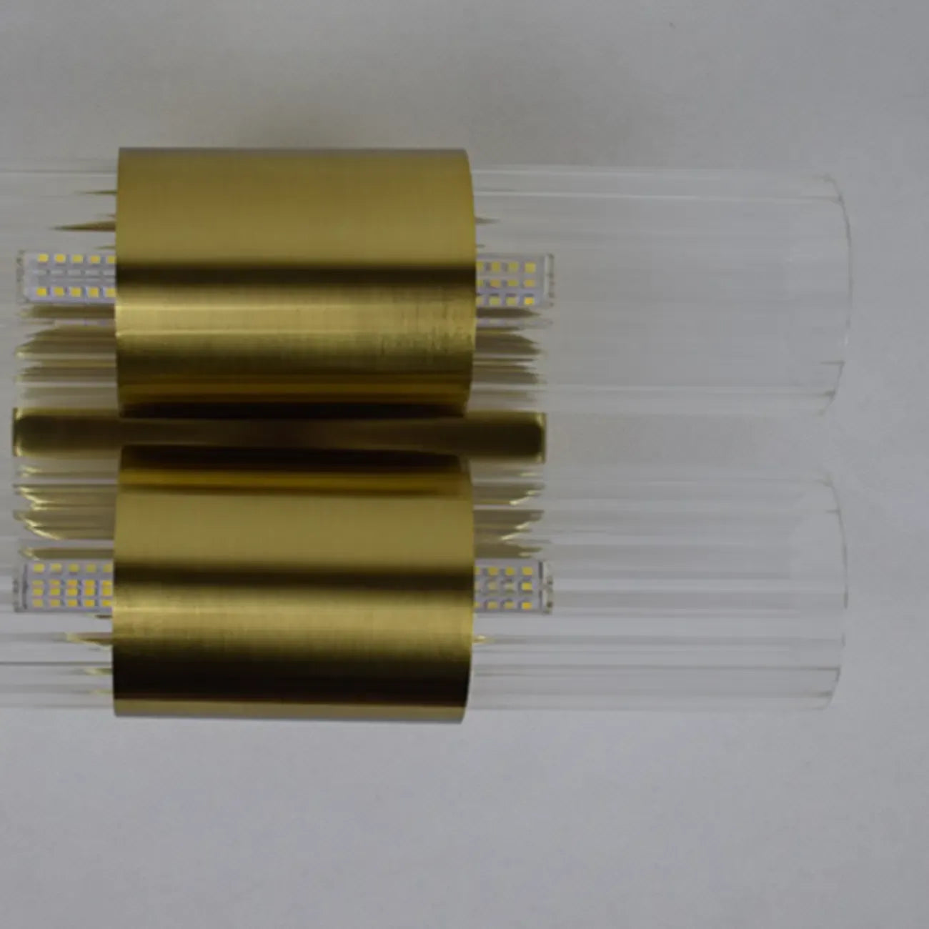 Applique murale minimaliste à LED tubulaire à 1 lumière pour salle de bain