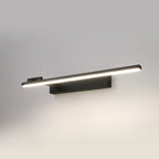 31.5 Applique da bagno lineari nere semplificate