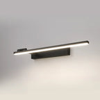 31.5 Applique da bagno lineari nere semplificate