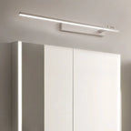 31.5 Applique da bagno lineari nere semplificate