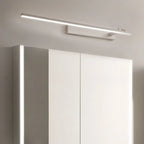 31.5 Applique da bagno lineari nere semplificate