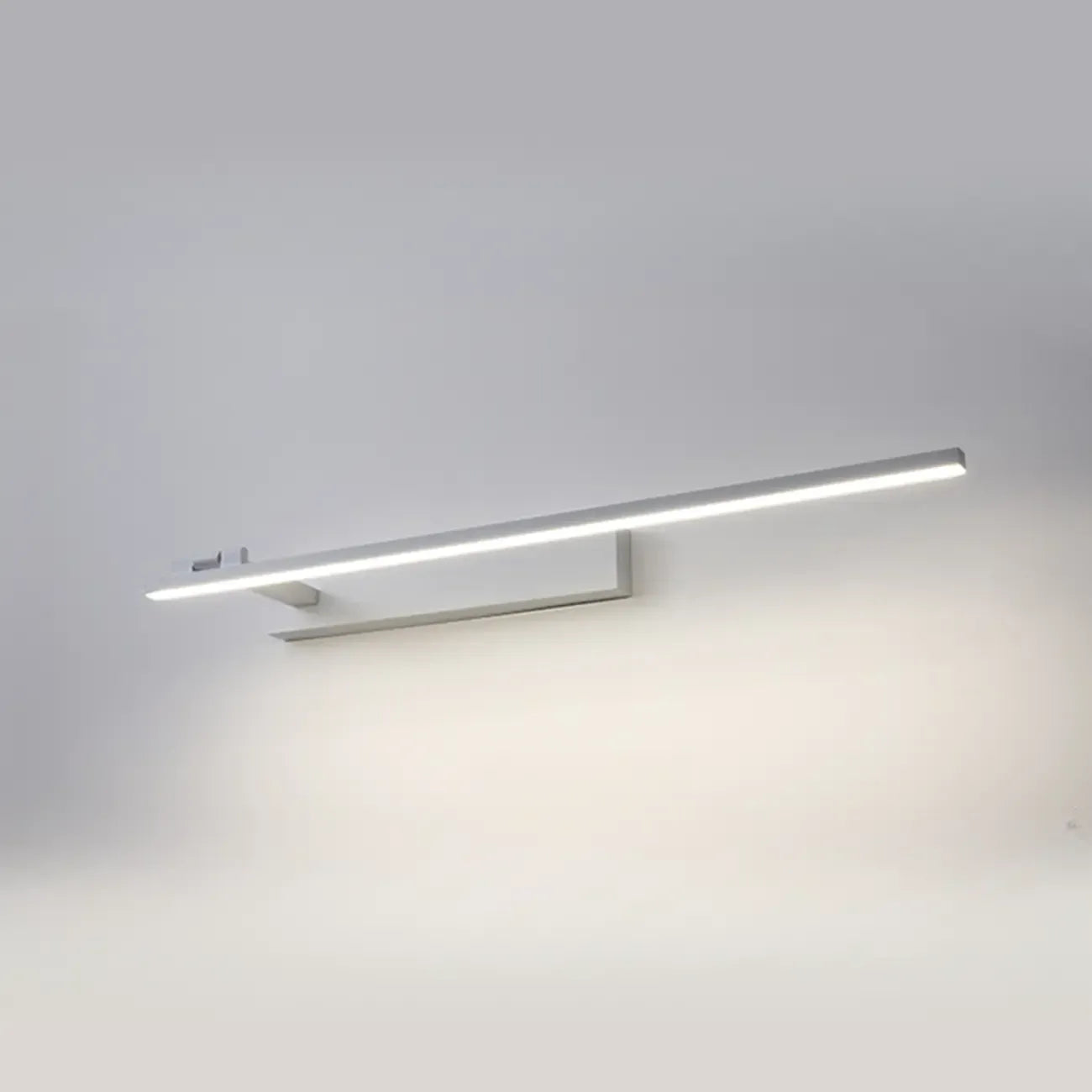 31.5 Applique da bagno lineari nere semplificate