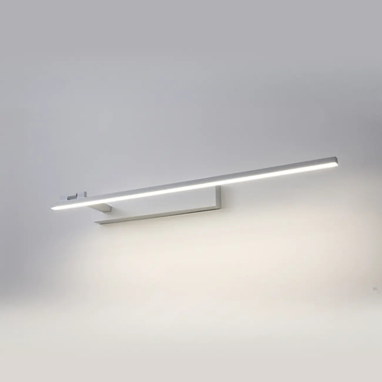 31.5 Applique da bagno lineari nere semplificate