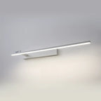 31.5 Applique da bagno lineari nere semplificate