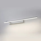 31.5 Applique da bagno lineari nere semplificate