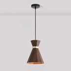Suspension minimaliste en bois, mini globe, pour chevet