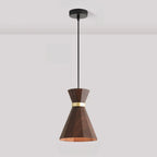 Suspension minimaliste en bois, mini globe, pour chevet
