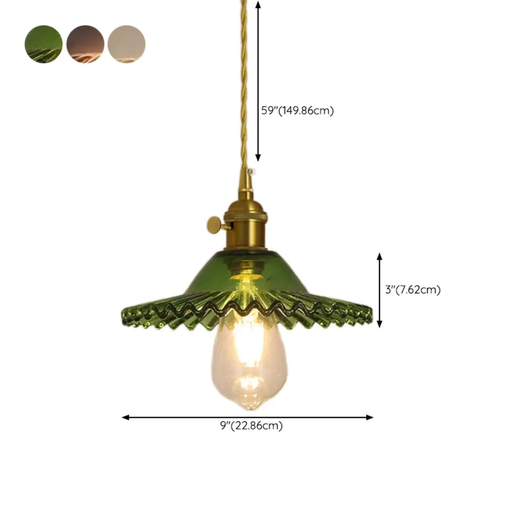 Suspension florale en verre transparent pour salon moderne