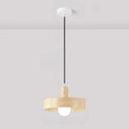 Suspension minimaliste en bois, mini globe, pour chevet