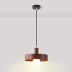 Suspension minimaliste en bois, mini globe, pour chevet