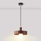 Suspension minimaliste en bois, mini globe, pour chevet