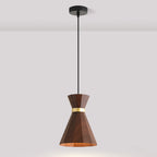 Suspension minimaliste en bois, mini globe, pour chevet