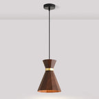 Suspension minimaliste en bois, mini globe, pour chevet