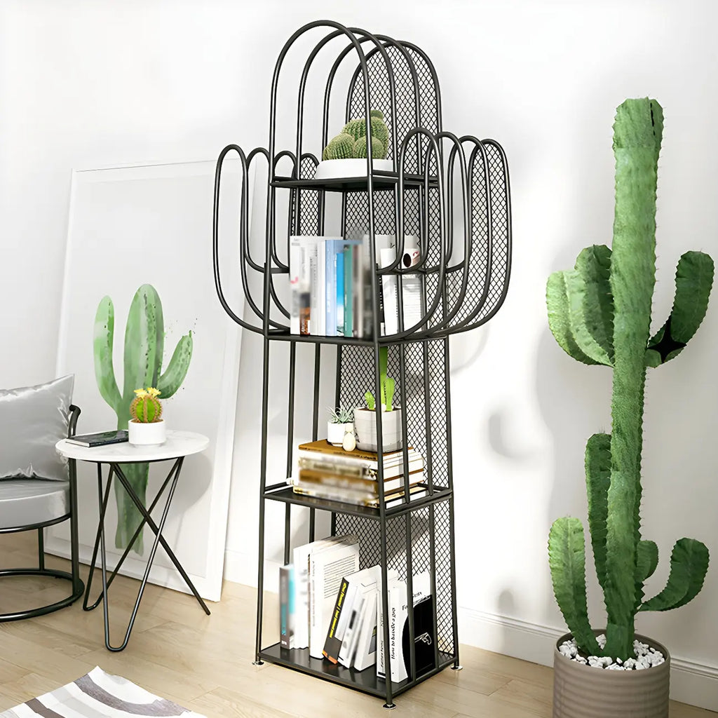 59 Libreria Moderna in Metallo a Forma di Cactus per l'Arredamento della Casa