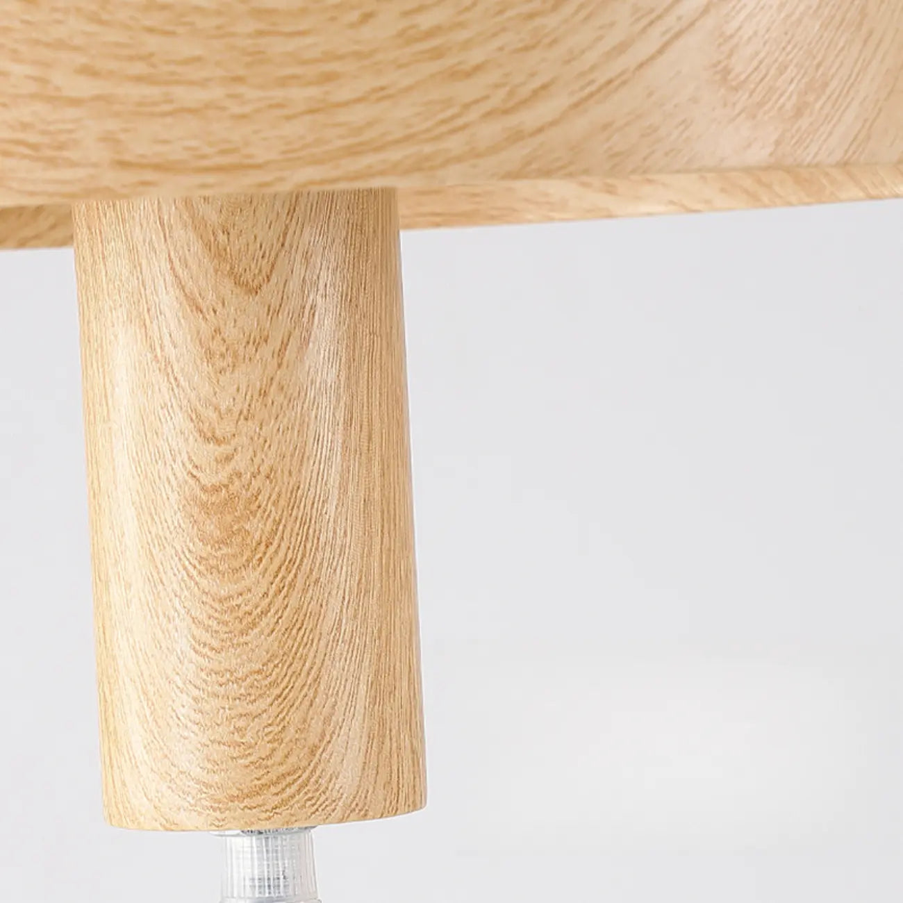 Suspension minimaliste en bois, mini globe, pour chevet