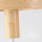 Suspension minimaliste en bois, mini globe, pour chevet