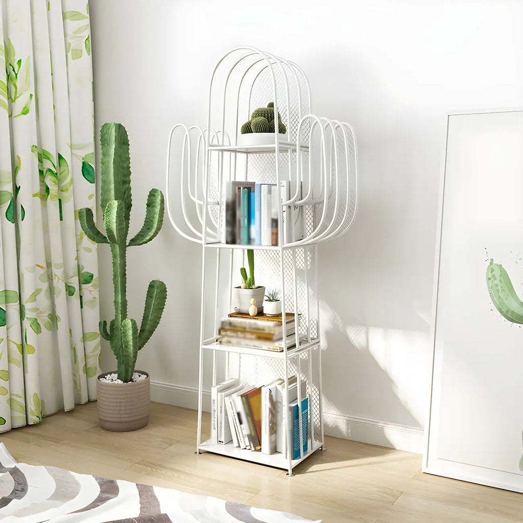 59 Libreria Moderna in Metallo a Forma di Cactus per l'Arredamento della Casa