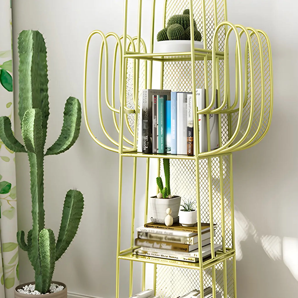 59 Libreria Moderna in Metallo a Forma di Cactus per l'Arredamento della Casa
