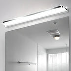 Applique murale géométrique moderne avec abat-jour blanc pour salle de bain