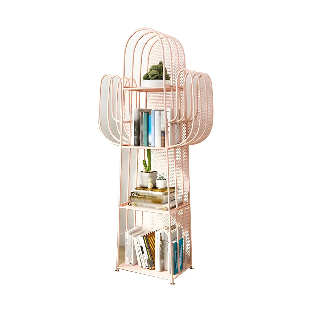 59 Libreria Moderna in Metallo a Forma di Cactus per l'Arredamento della Casa