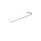 Applique murale géométrique moderne avec abat-jour blanc pour salle de bain