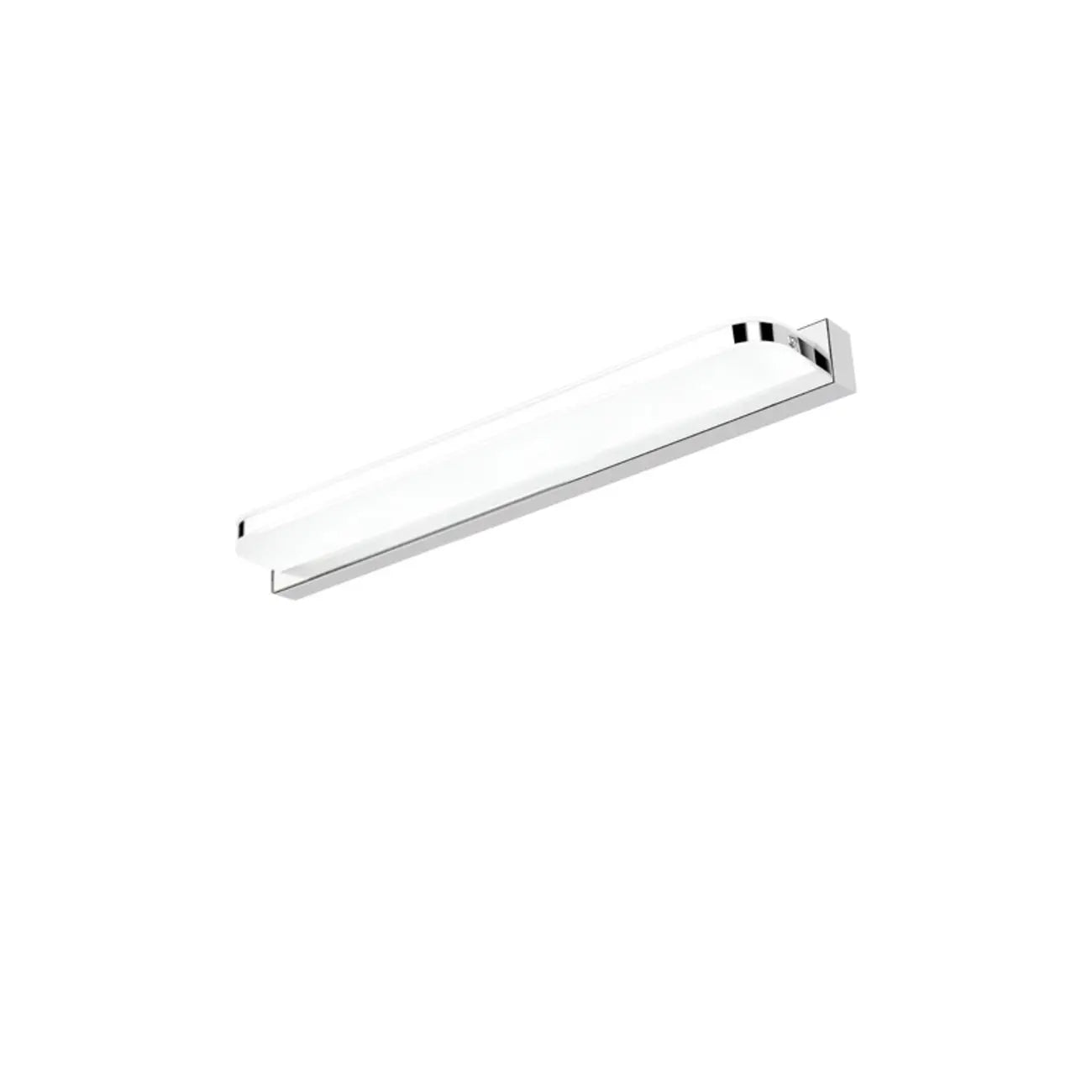 Applique murale géométrique moderne avec abat-jour blanc pour salle de bain