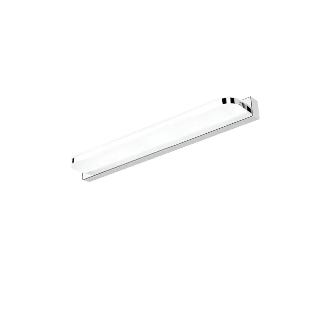 Applique murale géométrique moderne avec abat-jour blanc pour salle de bain