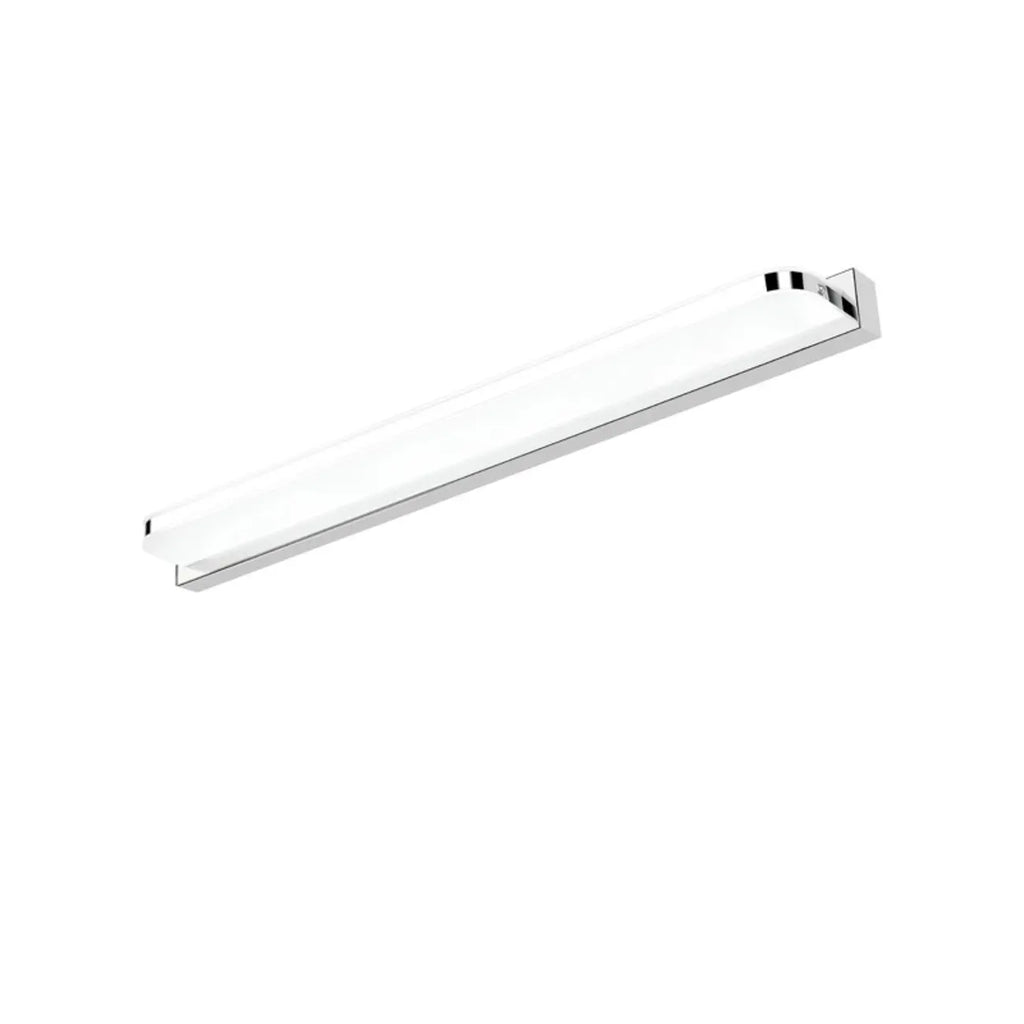 Applique murale géométrique moderne avec abat-jour blanc pour salle de bain
