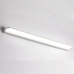 Applique murale géométrique moderne avec abat-jour blanc pour salle de bain
