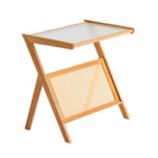 Table d'appoint élégante et pliable en bois pour salon