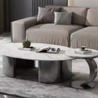 Petite table d'appoint ronde classique en métal pour salon