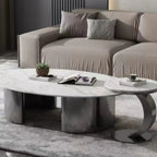 Petite table d'appoint ronde classique en métal pour salon