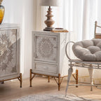 Meuble d'appoint rustique autoportant pour la décoration du salon