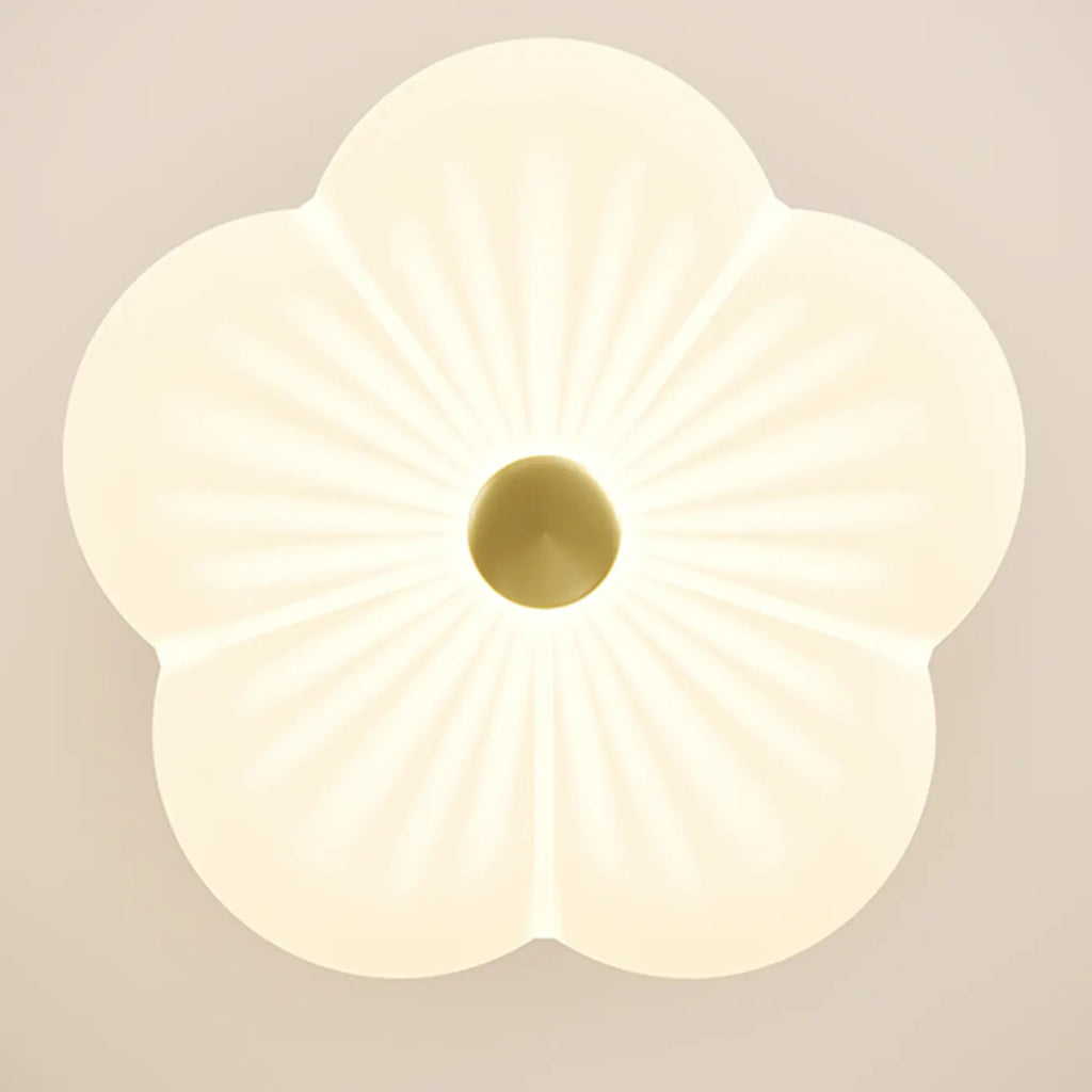 Plafonnier semi-encastré à motif floral pour usage résidentiel