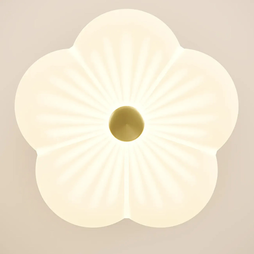 Plafonnier semi-encastré à motif floral pour usage résidentiel