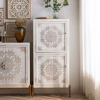 Meuble d'appoint rustique autoportant pour la décoration du salon