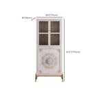 Meuble d'appoint rustique autoportant pour la décoration du salon
