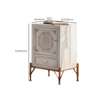 Meuble d'appoint rustique autoportant pour la décoration du salon