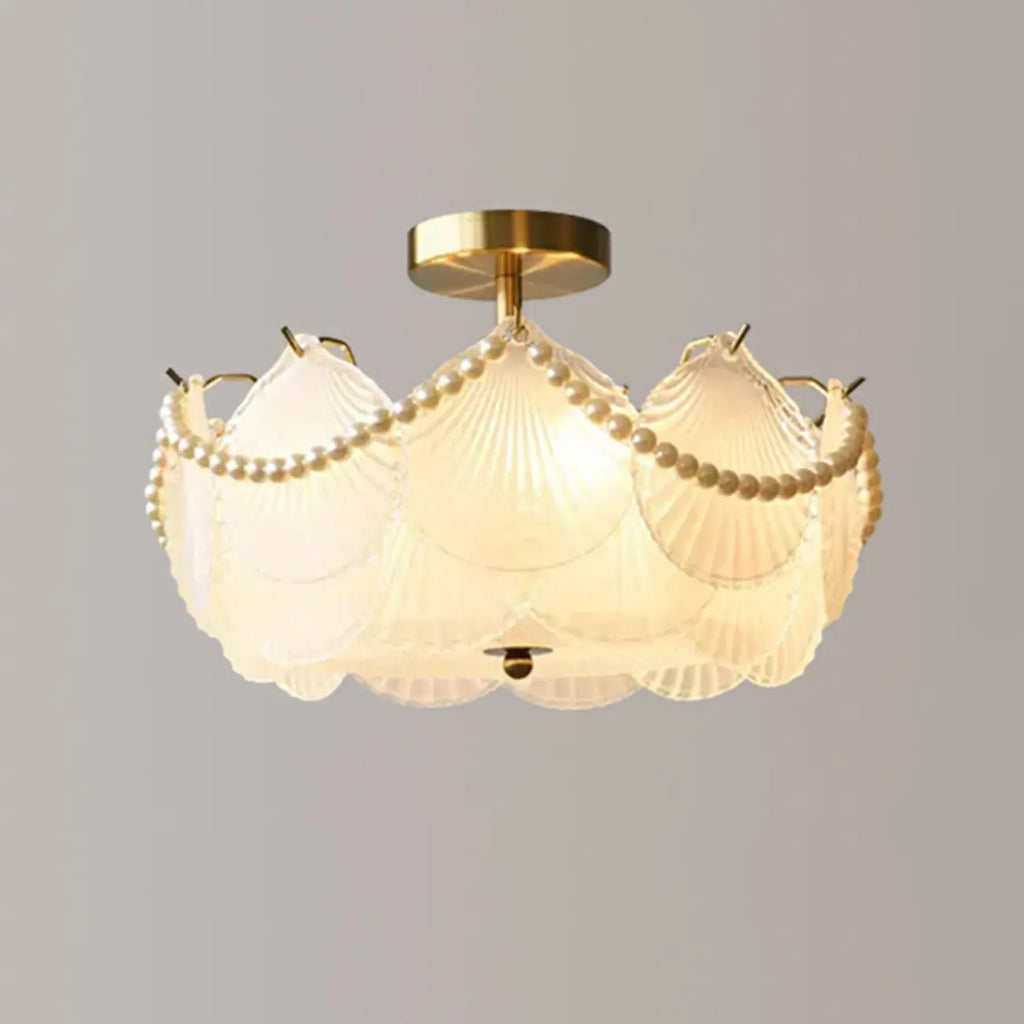 Plafonnier rond géométrique pour salon moderne