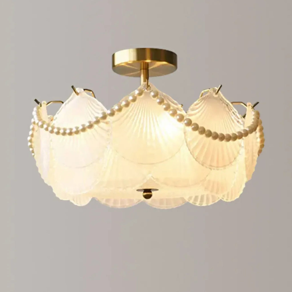 Plafonnier rond géométrique pour salon moderne