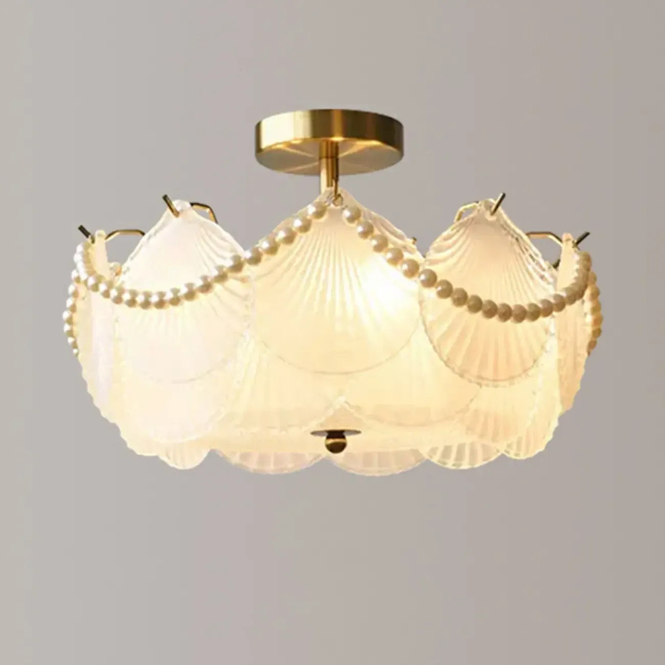 Plafonnier rond géométrique pour salon moderne