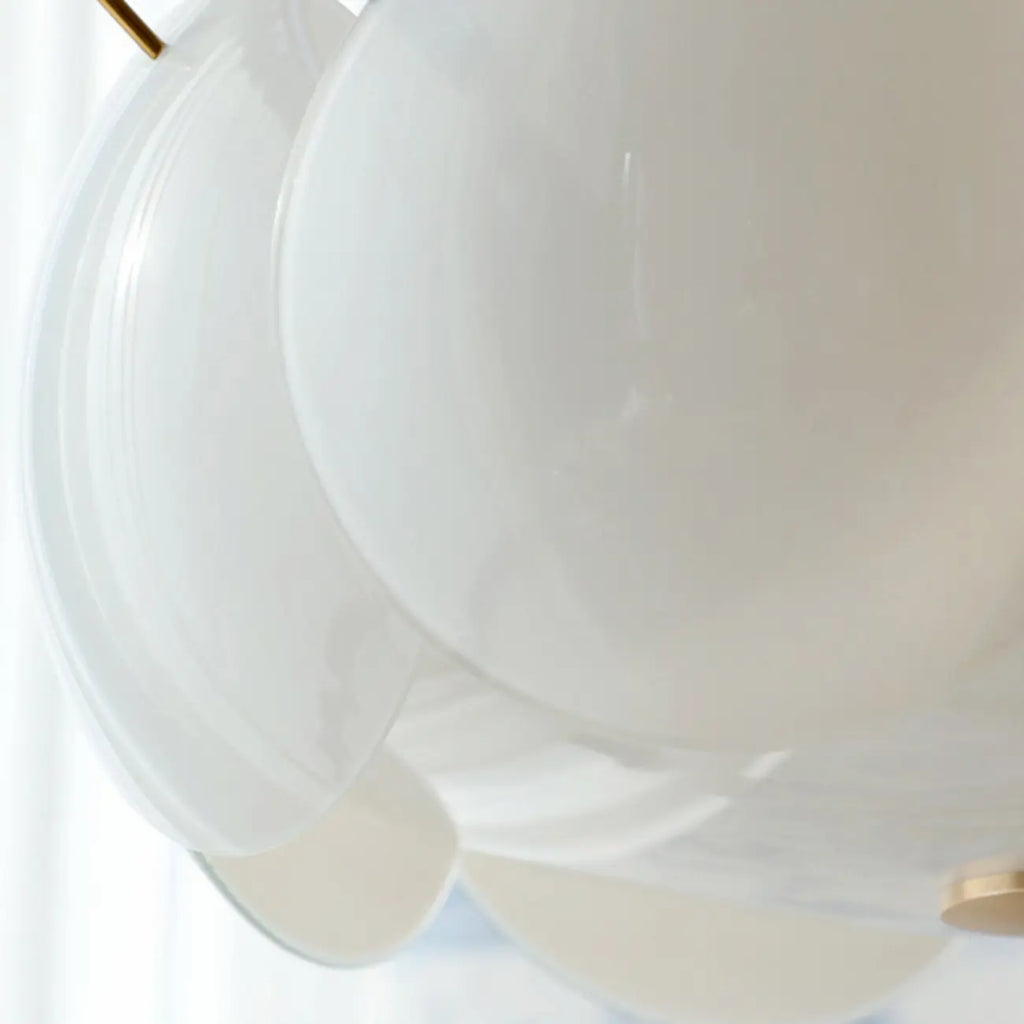 Plafonnier rond géométrique pour salon moderne