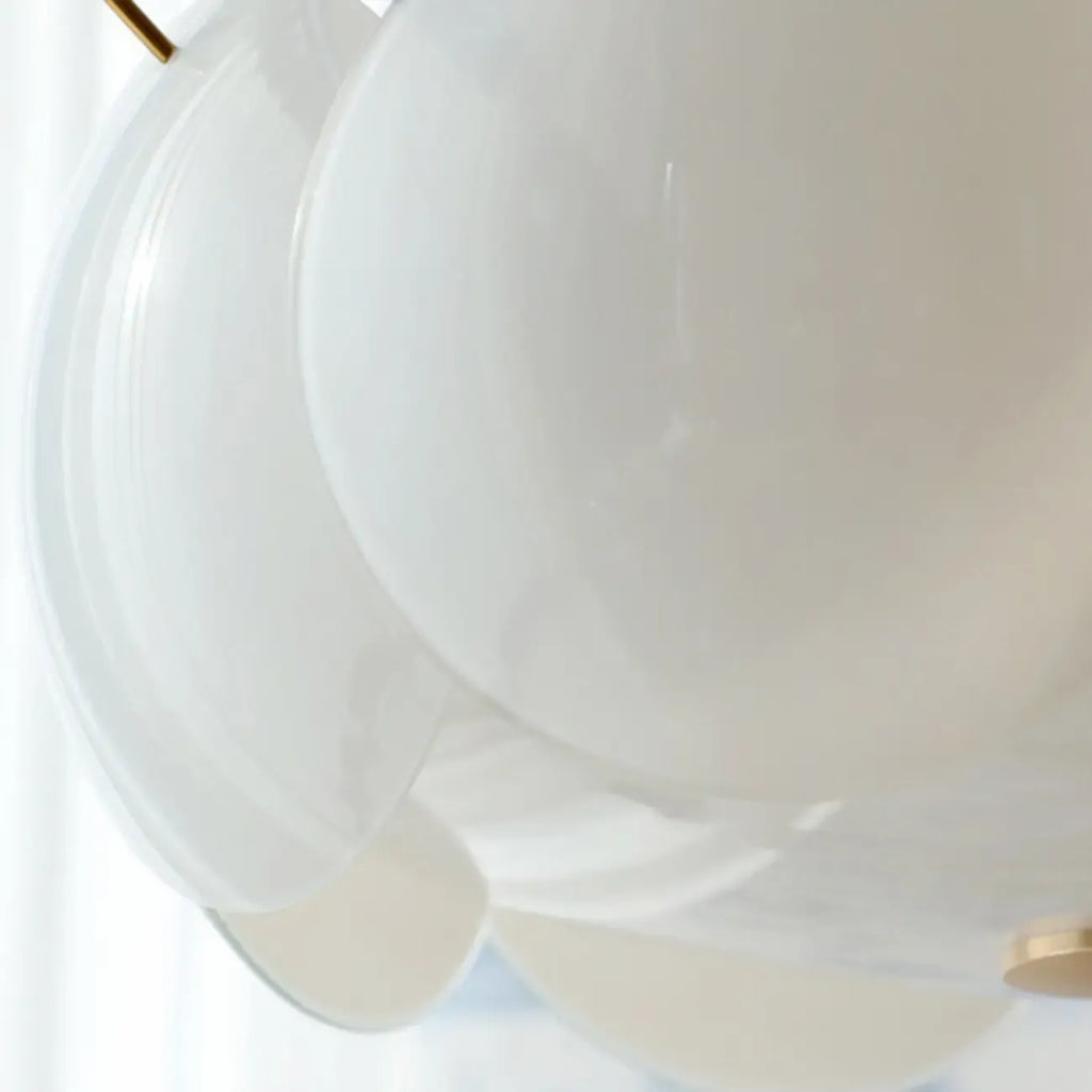 Plafonnier rond géométrique pour salon moderne