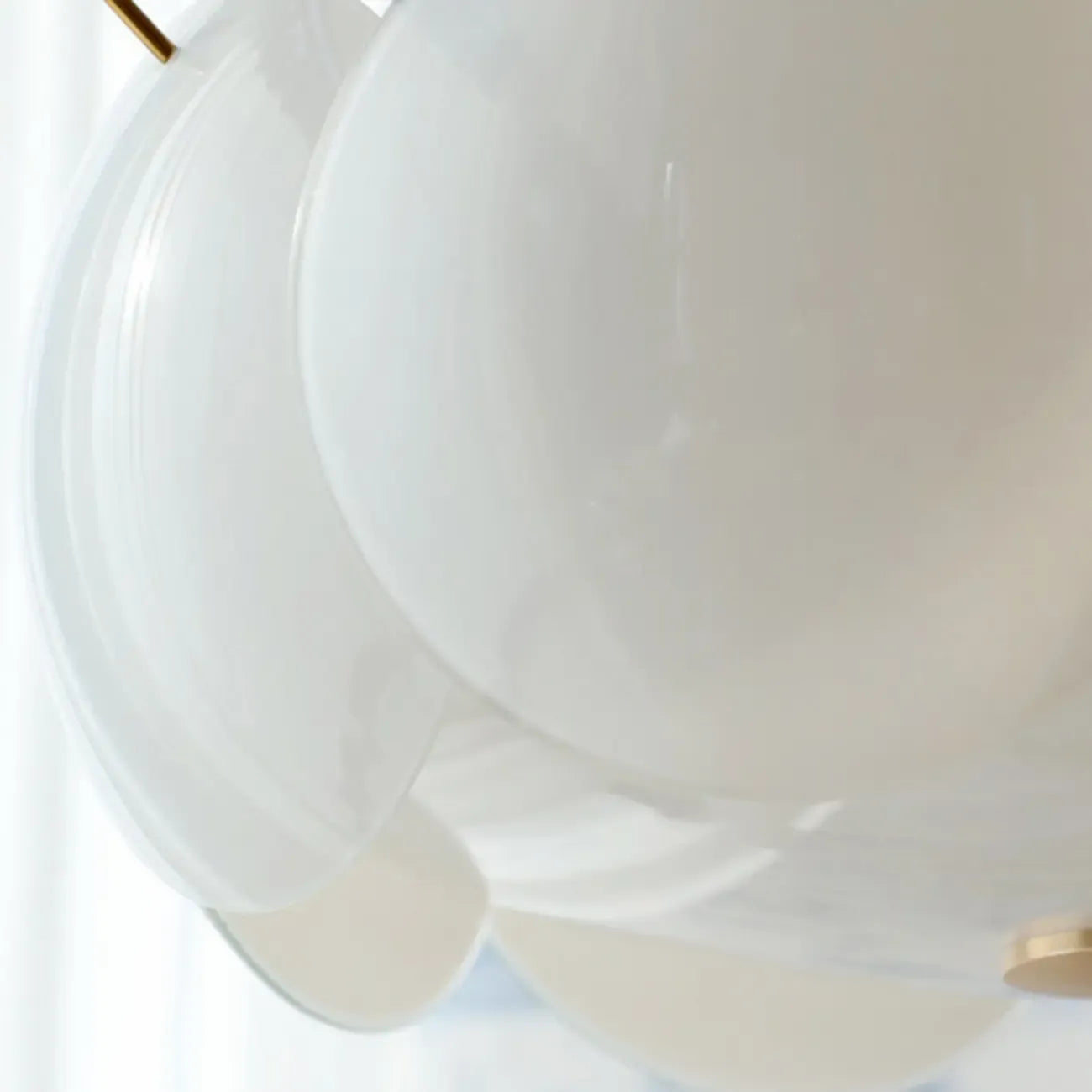 Plafonnier rond géométrique pour salon moderne