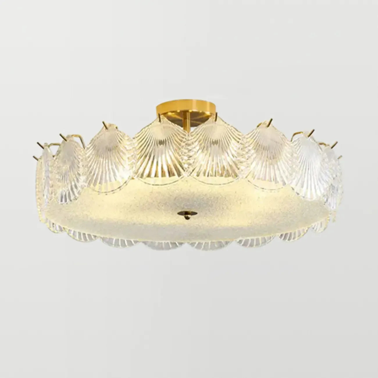 Plafonnier rond géométrique pour salon moderne