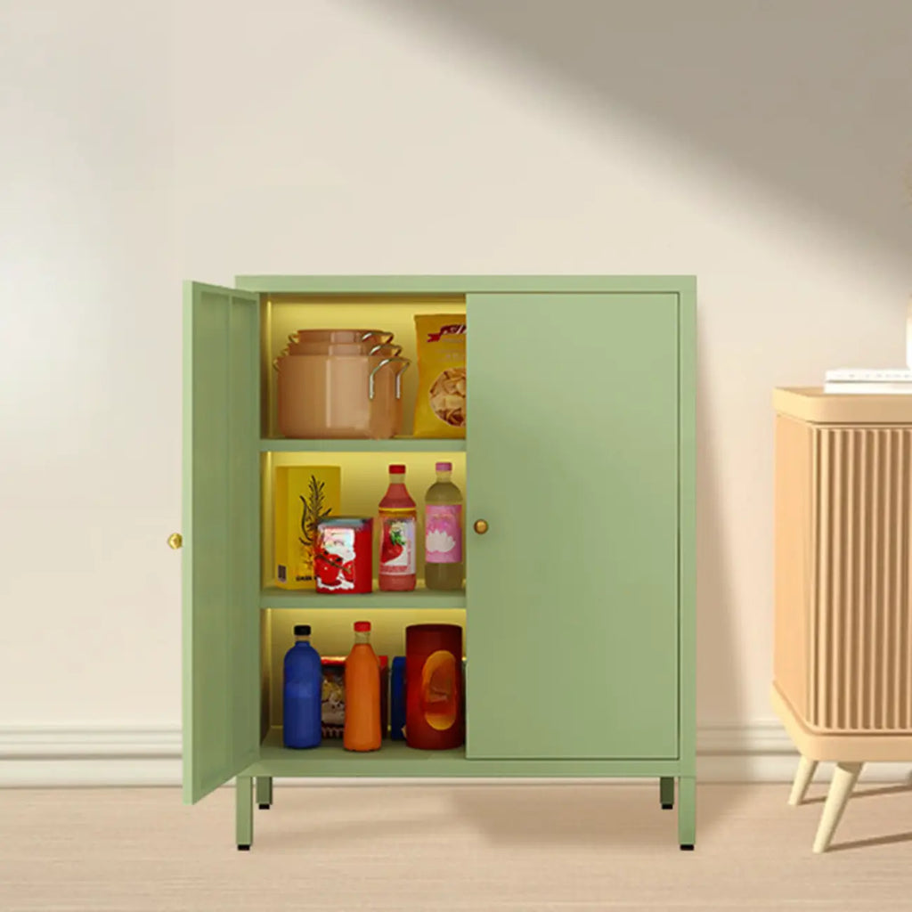 Meuble moderne indépendant pour salon avec porte vitrée