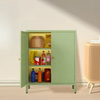 Meuble moderne indépendant pour salon avec porte vitrée