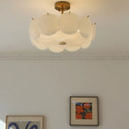 Plafonnier rond géométrique pour salon moderne